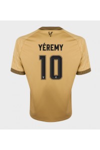 Crystal Palace Yeremy Pino #10 Jalkapallovaatteet Vieraspaita 2025-26 Lyhythihainen